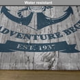 thumbnail image 6 of Ambesonne Nautical Place Mats Set of 4, Anchor Skull Sea, Standard Size, Beige Navy Blue, 6 of 6