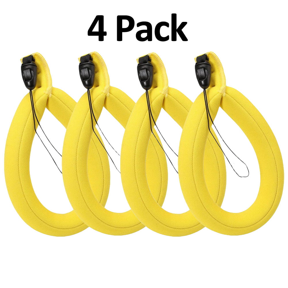 Yellow Camera Float Underwater Swimming Rafting Electronic Product Bubble Floating Wrist Strap 