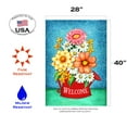 thumbnail image 2 of Toland Home Garden Blooming Watercan Flower Spring Flag Double Sided 28x40 Inch, 2 of 5