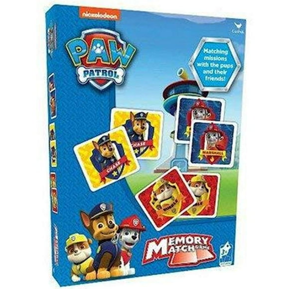 Juego Memory Match Cardinal Paw Patrol con 72 imágenes