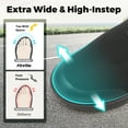 thumbnail image 4 of FitVille Womens Extra Wide Slip on Walking Shoes Comfortable Sneakers Orthopedic Shoe with Arch Support, 4 of 7