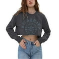 thumbnail image 5 of Amazhiyu Women's Printed Pullover Cropped Sweatshirt Crew Neck Long Sleeve Crop Tops, 5 of 14