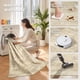 thumbnail image 4 of Alfombra de Área zesthome 254x356 cm Antideslizante Lavable Beige, 4 of 9