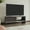 Multi, variant on 47" Tv Stand For Living Area. Dark Walnut - White . Sleek Appearance With Storage. One Door Cabinet & Open Shelf. Fits Up To 54" Tvs. Made. Simple Assembly. Cable Managed Wide Home Entertainment