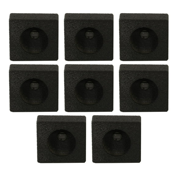 QPower QBomb QBTW6.5 Single 6.5" Bedliner Spray Car Speaker Enclosures (8 Pack)