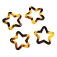 thumbnail image 3 of 10x colgante pendiente diy hueca para eboración de accesorios de joyería marrón Sunnimix Accesorio DIY pendiente de la estrella, 3 of 8