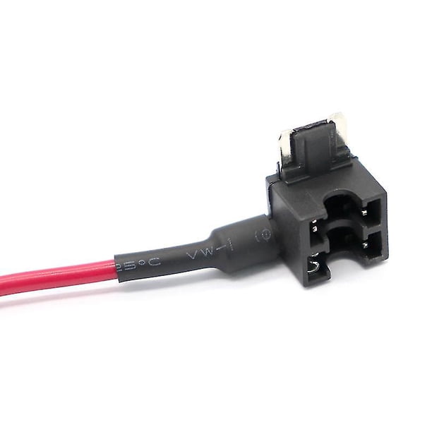 Circuito adicional para vehículos de 10pcs 12v, mini fusible de tipo delgado, mini fusible, mini cuchilla, asiento de fusibles, con fusibles 5pcs 15a