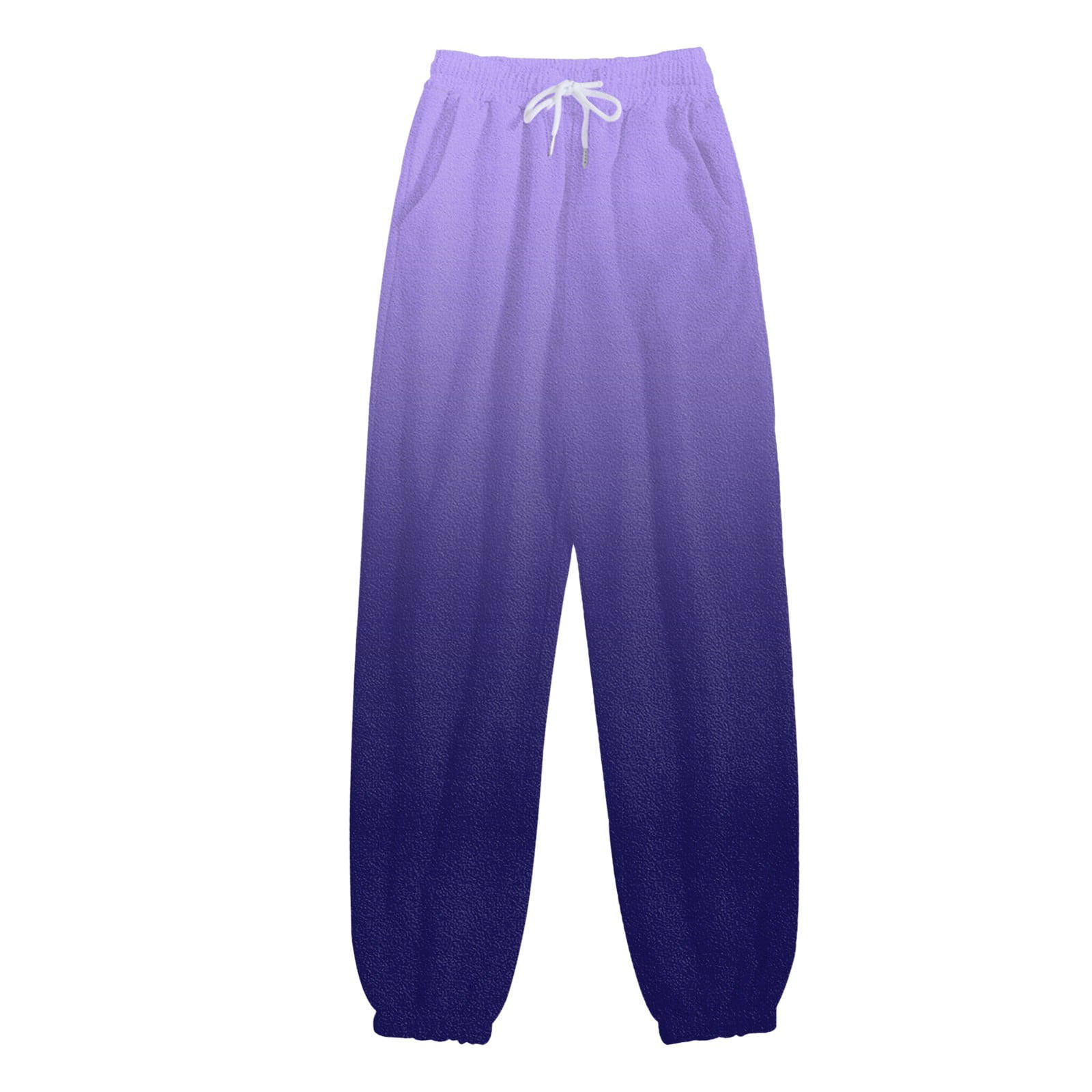 Dyfzdhu Fashion Pants for Women Casual Gradient Print Bottom