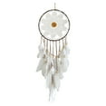 thumbnail image 1 of Atrapasueños de plumas bohemias para colgar en la pared, ideal para sala de estar, fiestas y patio. Con luz, 1 of 9
