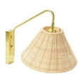 thumbnail image 5 of Creative Co-Op Rattan and Metal Wall Sconce, 5 of 9