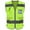 Yellow-Mesh, variant on TCCFCCT Security Vest for Security Guard 9 Pockets High Visibility Reflective Safety Vest for Men Women, Durable Hi Vis Vest with Reinforced Sewing, Meets ANSI/ISEA, (G100S-Yellow, L)