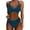 BU1, variant on Two Piece Swimsuit for Women Push Up Top High Coverage Bottom Enhanced Support and Comfort Tankini Set