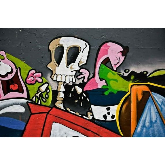 Graffiti Art XXXI - CANVAS OR WALL ART PRINT