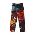 thumbnail image 6 of Uemuo 60s Western Skull Cowboy Pattern Men's Wide Leg Palazzo Lounge Pants with Pockets Light Weight Loose Comfy Casual Pajama Pants-Medium, 6 of 9