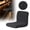 Black, variant on CHENjy Bar Stool Covers with Backs, High Elastic Knitted Seat Covers, Full Wrap Slipcover for Kitchen Counter Pub Stools, Black