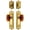 Lifetime Brass, variant on Grandeur 828770 Windsor Solid Brass Single Cylinder Keyed Entry Knobset And Deadbolt Combo