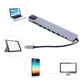 thumbnail image 1 of Estacia de Acoplamiento, Múltiples Funciones de Aleación de Aluminio USB C Hub para laptop, 1 of 7