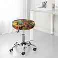 thumbnail image 7 of Fotbe Robot and Monsters Stool Covers Round,Waterproof Round Bar Stool Covers Bar Chair Covers Washable Stool Cushion Slipcover for 12-14 Inch Chair-, 7 of 7