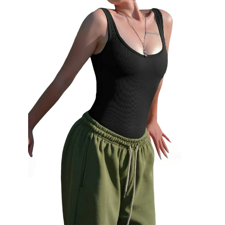 Suanret Women Bodysuit Tummy Control Shapewear Seamless Sculpting Body  Shaper Thong Shapewear Bodysuit Trainer Vest Grey S