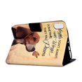 thumbnail image 5 of SaniMore Case for iPad 10th Generation 10.9" 2022, Auto Wake/Sleep Card Holder Stand Dual Angle PU Leather Case Soft TPU Back Color Painting Magnetic Protective Case for iPad 2022, Butterfly Dog, 5 of 10