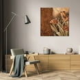 thumbnail image 3 of Linda Thompson 28x28 Gallery Wrapped Canvas Wall Art Titled - Copper Tulips I, 3 of 4