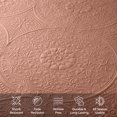 thumbnail image 4 of Ameha 3 Piece Reversible Quilt Set Ultra Soft Floral Coverlet Microfiber Bedding Set California King Peach All Season, 4 of 6