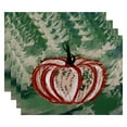 thumbnail image 2 of Simply Daisy 18" x 14" Artistic Pumpkin Geometric Print Placemats, Set of 4, 2 of 2