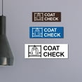 thumbnail image 2 of Basic Coat Check Sign (Black) - Large, 2 of 4