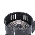 thumbnail image 3 of Elektrisk vattenpipa kolbrännare Multifunktionell bärbar kaffekokare tevärmare spis med strömbrytare knapp svart EU-kontakt 220V, 3 of 5