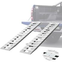 Jocisland 59.4"x12" Aluminum Trailer Ramps, 6000 lbs Capacity Loading Ramps, Fit for ATV/UTV, Tractor, Trucks, Motorcycles and Lawn Mowers, 2 pcs