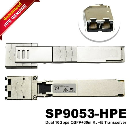 HPE Synergy Dual 10GBASE-T QSFP  30m RJ45 Transceiver 838327-B21 (New)