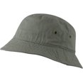 thumbnail image 1 of czcpp-Men Women Unisex Cotton Plain Color Boonie Safari Fishing Bucket Hat, 1 of 4