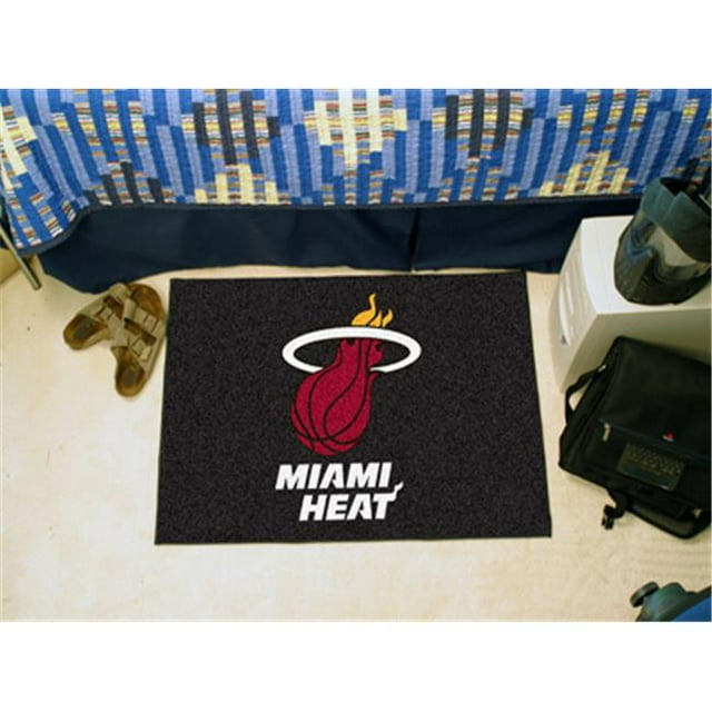 Fanmats 11913 NBA - Miami Heat Starter Rug 19'' x 30''
