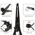 thumbnail image 3 of LIANXUE Fish Gripper Fishing Pliers Split Rings Pliers Stainless Steel Fish Lip Gripper Mutifunction Line Cutter Hook Remover, 3 of 16