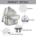 thumbnail image 5 of Small Floral Design Breathable Travel Backpack with Side Pockets, 5 of 5