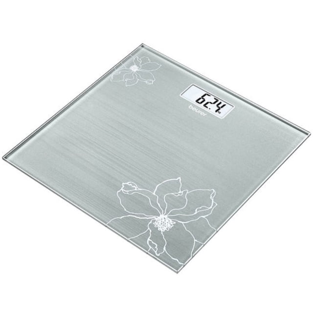 Báscula de Baño, Vidrio con Pantalla LCD con Buena Legibilidad. Hasta 180 kg / GS10 Marca Beurer