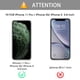 thumbnail image 2 of Protector de pantalla OMOTON de cristal templado para iPhone 11 Pro/X/XS, 2 of 8