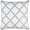 White, Medium Gray / Hueysville, variant on Hauteloom Denville Throw Pillow
