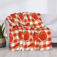 thumbnail image 3 of Yiaed Tomatoes And Chili Print Blanket Throw Blanket Soft Cozy Flannel Blanket for Home Bed Sofa Couch Chair-60"x50", 3 of 6