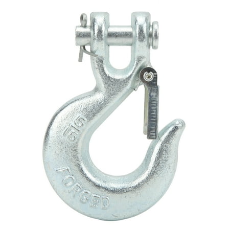 

5/16in Clevis Slip Hook with Safety Latch Heavy Duty Carbon Steel Towing Hook for Trailer Winch Tzilke