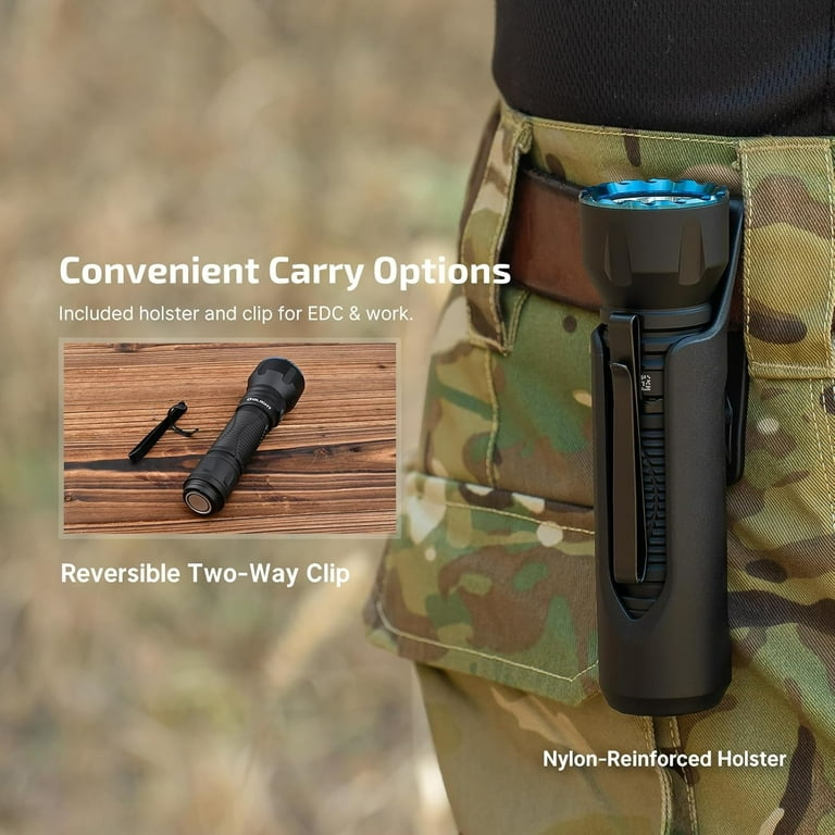 Olight Javelot Long Range Outdoor Flashlight w/Holster, 1350