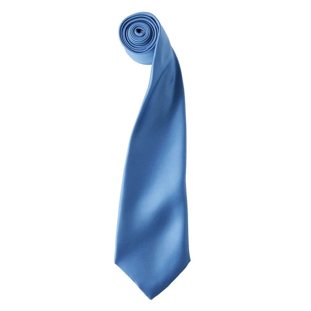 Premier Cravate Satin Simple pour Homme (Lame Étroite)