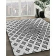 thumbnail image 3 of Ahgly Company Machine Washable Indoor Round Transitional Platinum Gray Area Rugs, 3' Round, 3 of 7