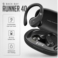 thumbnail image 3 of Auriculares inalámbricos Back Bay Audio Runner 40 con batería de 30 h, 3 of 9