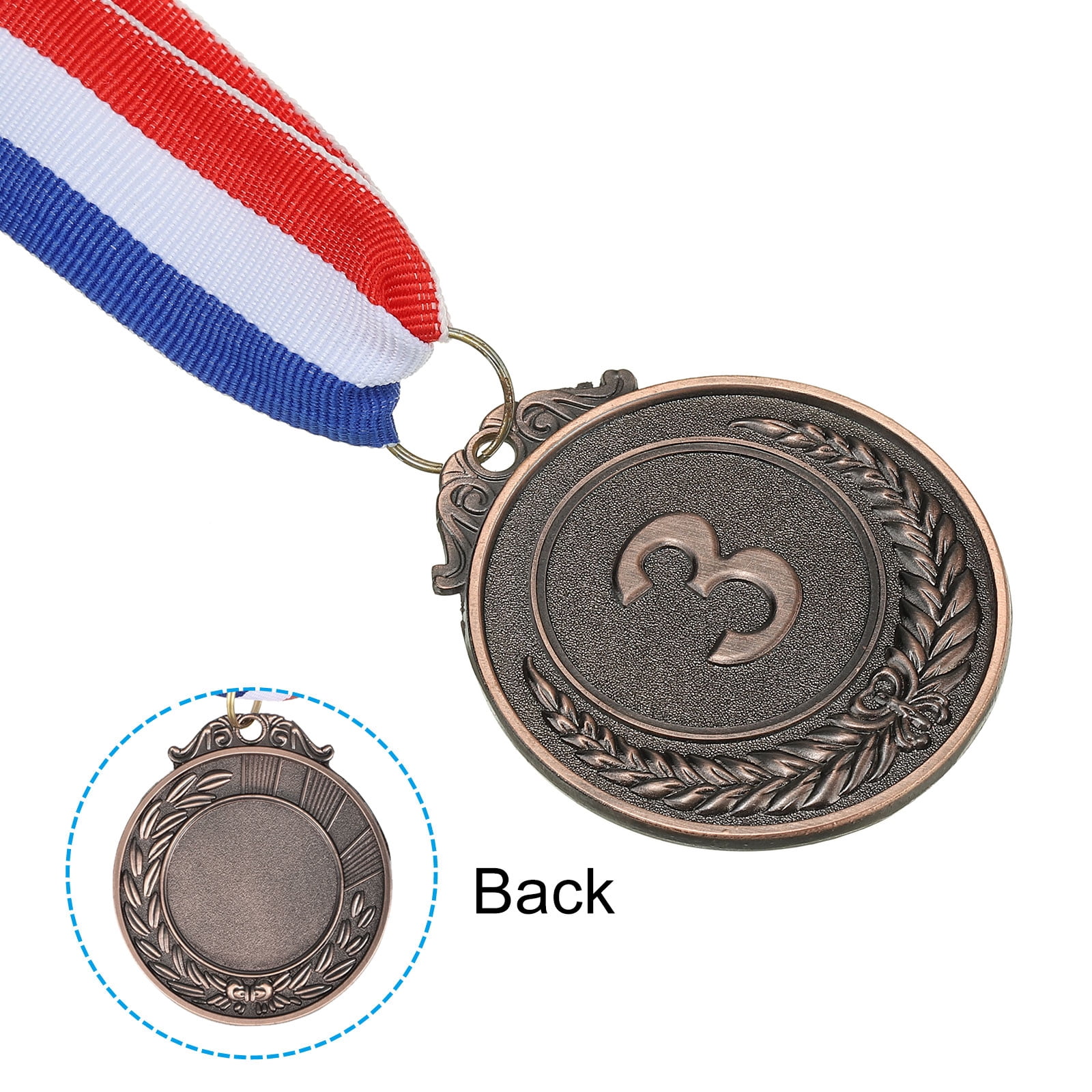 2" Bronze Winner Award Medals  Style Medals 3rd Prizes with Ribbon 18 Pack