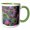 Green/White, variant on 3drose, Usa, Utah, Arches Np. Whipples Fishhook Cactus Blooming and with Buds., 11oz Mug