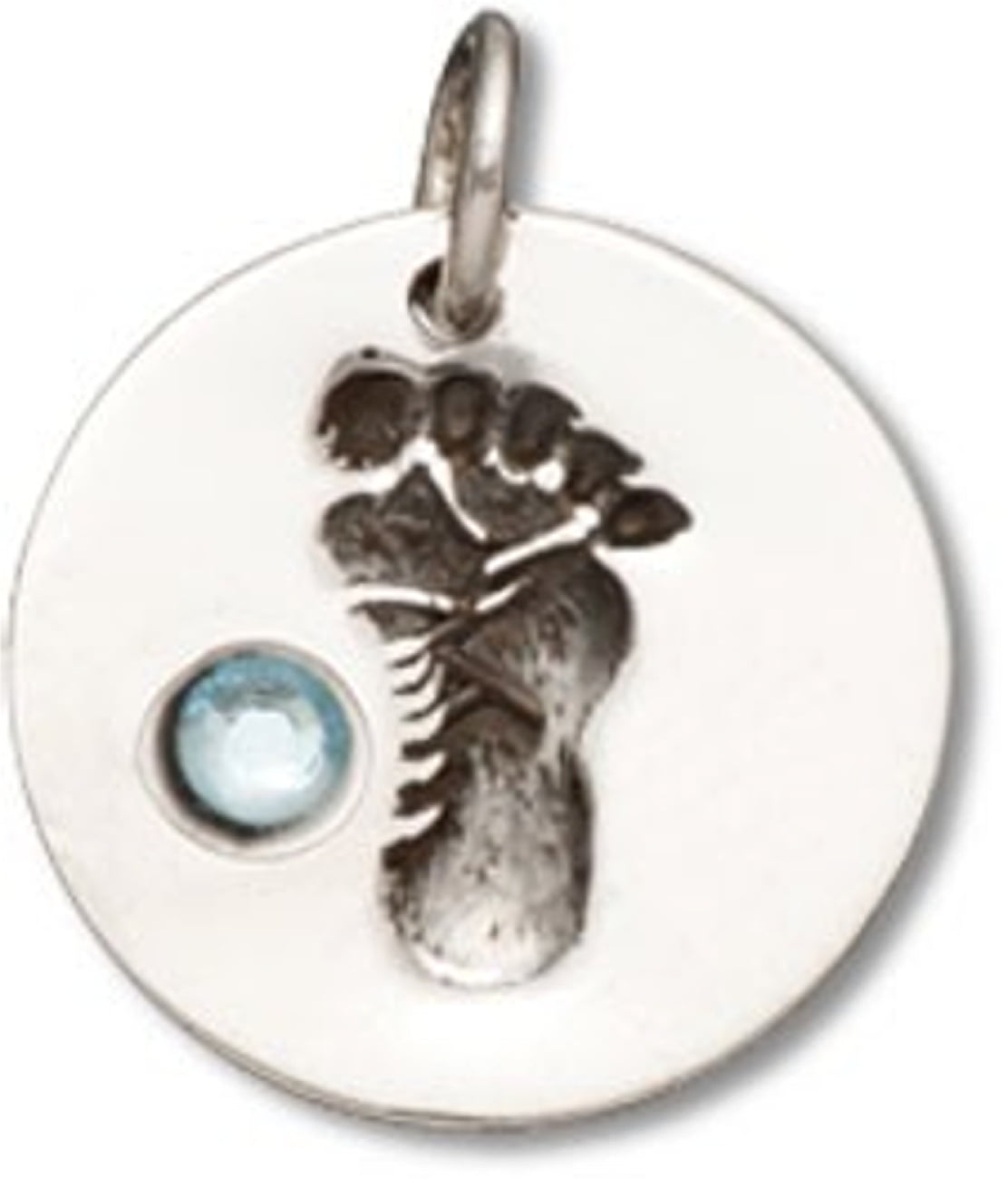 baby footprint charm bracelet