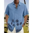 thumbnail image 3 of Summer Shirt For Men Hawaii Shirts Oversized Short-sleeved Tops Men's Camisas Masculinos Original Spring New Fashion Clothing Xl, 3 of 6