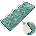 thumbnail image 2 of SKYSONIC 2X6 Feet Christmas Icons Santa Claus Runner Rug with Rubber Backing, Gingerbread Holly Snowflake Non Slip Entryway Rug Runner Washable Soft Area Rug Carpet for Hallway Bedroom Kitchen Decor, 2 of 6