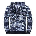 thumbnail image 3 of Jakets for Men Hooded Fleece Pullover Warm Winter Fuzzy Sherpa Lined Camouflage Jackets Coat, 3 of 5
